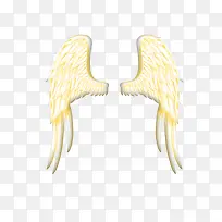 黄色天使翅膀素材-空若网 黄色天使翅膀素材-空若网