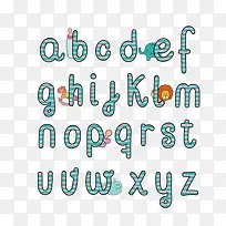 数字字母 卡通字母 婴儿字体-空若网 数字字母 卡通字母 婴儿字体-空若网