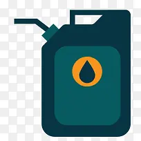 卡通扁平化油桶标签设计-空若网 卡通扁平化油桶标签设计-空若网