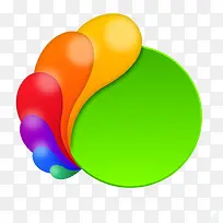 ��ɫԲ�α�ǩ-������