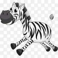 可爱卡通微笑斑马立体矢量-空若网 可爱卡通微笑斑马立体矢量-空若网