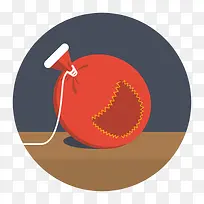 红色包裹扁平化-空若网 红色包裹扁平化-空若网