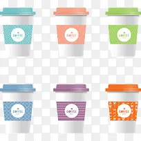矢量彩色咖啡包装-空若网 矢量彩色咖啡包装-空若网