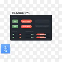 控制按钮样式ui设计PSD源文件-空若网 控制按钮样式ui设计PSD源文件-空若网
