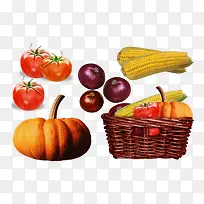西红柿玉米洋葱南瓜蔬菜-空若网 西红柿玉米洋葱南瓜蔬菜-空若网