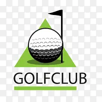 矢量卡通简洁扁平化高尔夫球旗帜-空若网 矢量卡通简洁扁平化高尔夫球旗帜-空若网