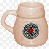 棕色漂亮水杯-空若网 棕色漂亮水杯-空若网