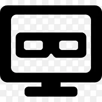 3D电视图标-空若网 3D电视图标-空若网