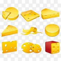 美味的奶酪和芝士插画-空若网 美味的奶酪和芝士插画-空若网