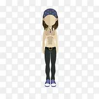 八块腹肌朋克人物素材-空若网 八块腹肌朋克人物素材-空若网