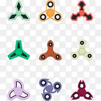矢量手绘手指陀螺-空若网 矢量手绘手指陀螺-空若网