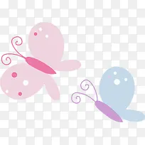 卡通手绘蝴蝶-空若网 卡通手绘蝴蝶-空若网