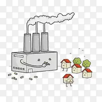 矢量环境污染-空若网 矢量环境污染-空若网