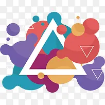 彩色圆圈装饰标题框-空若网 彩色圆圈装饰标题框-空若网