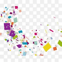 多彩漂浮方块-空若网 多彩漂浮方块-空若网