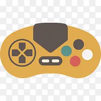 扁平化复古游戏手柄-空若网 扁平化复古游戏手柄-空若网
