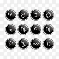 矢量十二星座素材-空若网 矢量十二星座素材-空若网