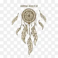 手绘风铃线框矢量素材-空若网 手绘风铃线框矢量素材-空若网