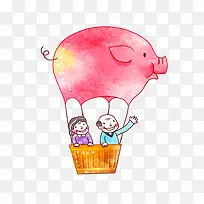 水彩气球-空若网 水彩气球-空若网