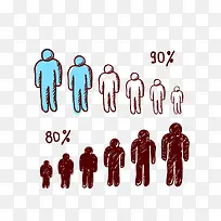 手绘素描PPT数据统计图表-空若网 手绘素描PPT数据统计图表-空若网