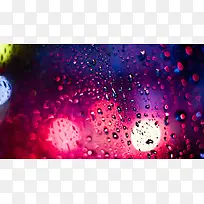 红色灯光下的玻璃水珠-空若网 红色灯光下的玻璃水珠-空若网