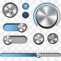 矢量金属按钮-空若网 矢量金属按钮-空若网