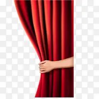 手拉幕布矢量图-空若网 手拉幕布矢量图-空若网