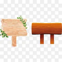 木牌位置标志元素-空若网 木牌位置标志元素-空若网