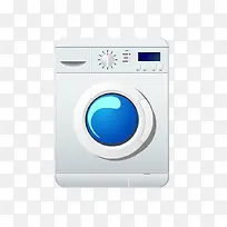 矢量扁平电器插画洗衣机-空若网 矢量扁平电器插画洗衣机-空若网