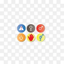 卡通按钮素材-空若网 卡通按钮素材-空若网