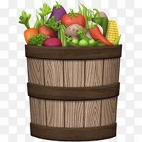 卡通盆装新鲜蔬菜海报背景-空若网 卡通盆装新鲜蔬菜海报背景-空若网