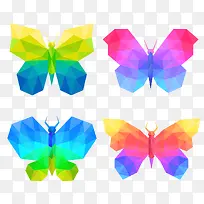 矢量手绘彩色蝴蝶-空若网 矢量手绘彩色蝴蝶-空若网