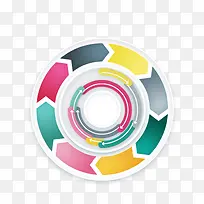 环状信息图表-空若网 环状信息图表-空若网