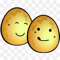 可爱黄色笑脸鸡蛋-空若网 可爱黄色笑脸鸡蛋-空若网