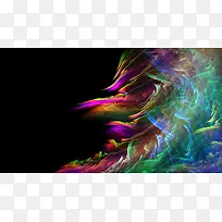 彩色渐变线条集中-空若网 彩色渐变线条集中-空若网