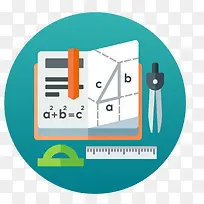 卡通数学计算标签设计-空若网 卡通数学计算标签设计-空若网