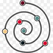 螺旋线上的信息点-空若网 螺旋线上的信息点-空若网