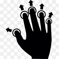 把所有的手指滑动和扩大图标-空若网 把所有的手指滑动和扩大图标-空若网