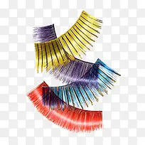 彩色假睫毛-空若网 彩色假睫毛-空若网