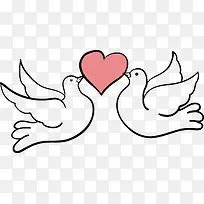 520爱心鸽子-空若网 520爱心鸽子-空若网