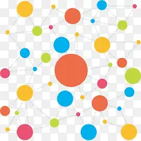 创意小球连线背景元素矢量-空若网 创意小球连线背景元素矢量-空若网