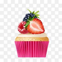 草莓杯子蛋糕-空若网 草莓杯子蛋糕-空若网