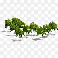 绿色创意大树布局-空若网 绿色创意大树布局-空若网