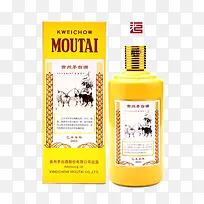 黄色酒瓶酒盒设计-空若网 黄色酒瓶酒盒设计-空若网