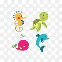 卡通手绘矢量动物素材-空若网 卡通手绘矢量动物素材-空若网