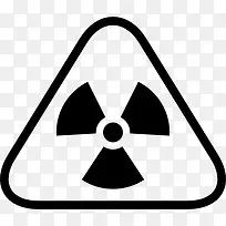 辐射警告三角标志图标-空若网 辐射警告三角标志图标-空若网