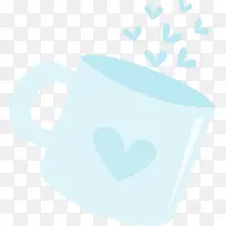 爱心蓝色水杯毕业-空若网 爱心蓝色水杯毕业-空若网