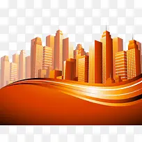 橙色城市建筑-空若网 橙色城市建筑-空若网