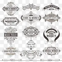 时尚欧式花纹边框设计-空若网 时尚欧式花纹边框设计-空若网