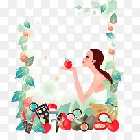 矢量时尚人物-空若网 矢量时尚人物-空若网